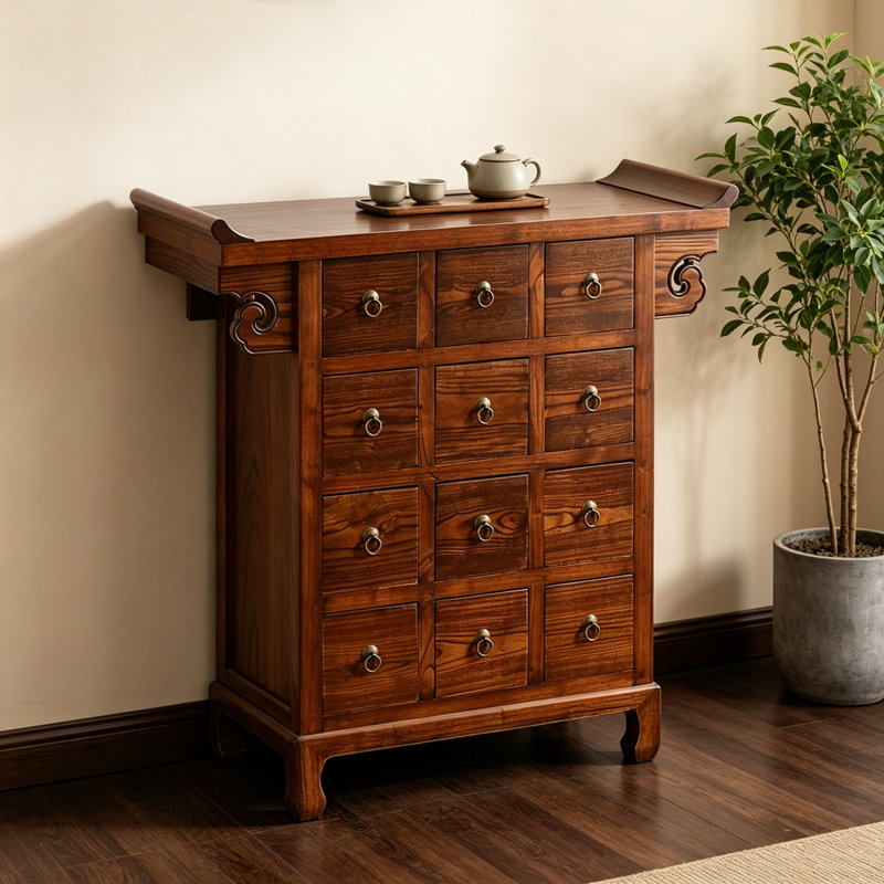 Nouvelle armoire d'entrée de style chinois