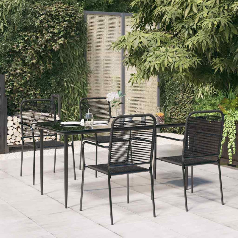 Ensemble de salle à manger de jardin pour l'extérieur