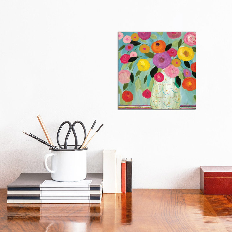 Fiesta 1 Piece Wrapped Canvas Painting, 30.48 cm H x 30.48 cm W
