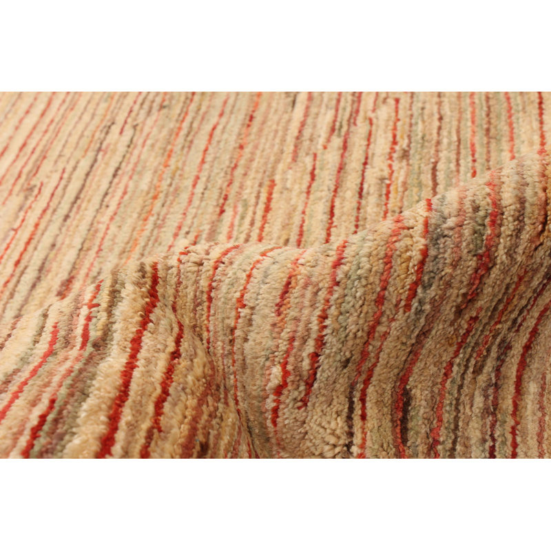 Tapis beige Ewen Finest Gabbeh 5 pi 0 po x 6 pi 2 po