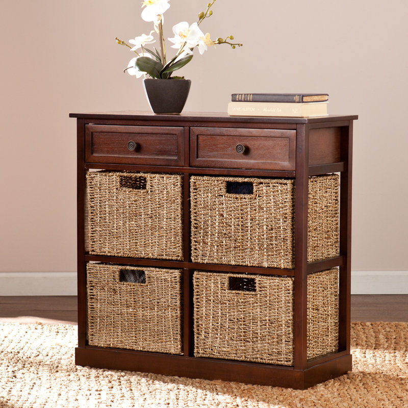 Commode de rangement 2 tiroirs Analiese