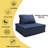 Blue Upholstered Modular Sofa