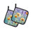 Lavande dans une paire d'aquarelles porte-casseroles