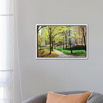 Springtime In Central Park by Nick Savides - Print on Canvas