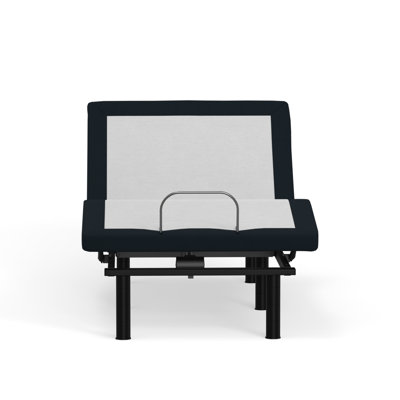 Grey Metal Adjustable Bed With Zero - Head/Foot Articulate Smoothly, Memory Buttons, Wireless Control Freely,