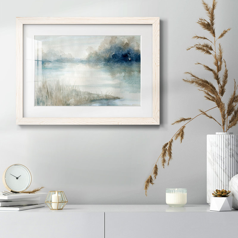 Still Still Waters, H 18 po x l 26 po x P 1,5 po, Blanc