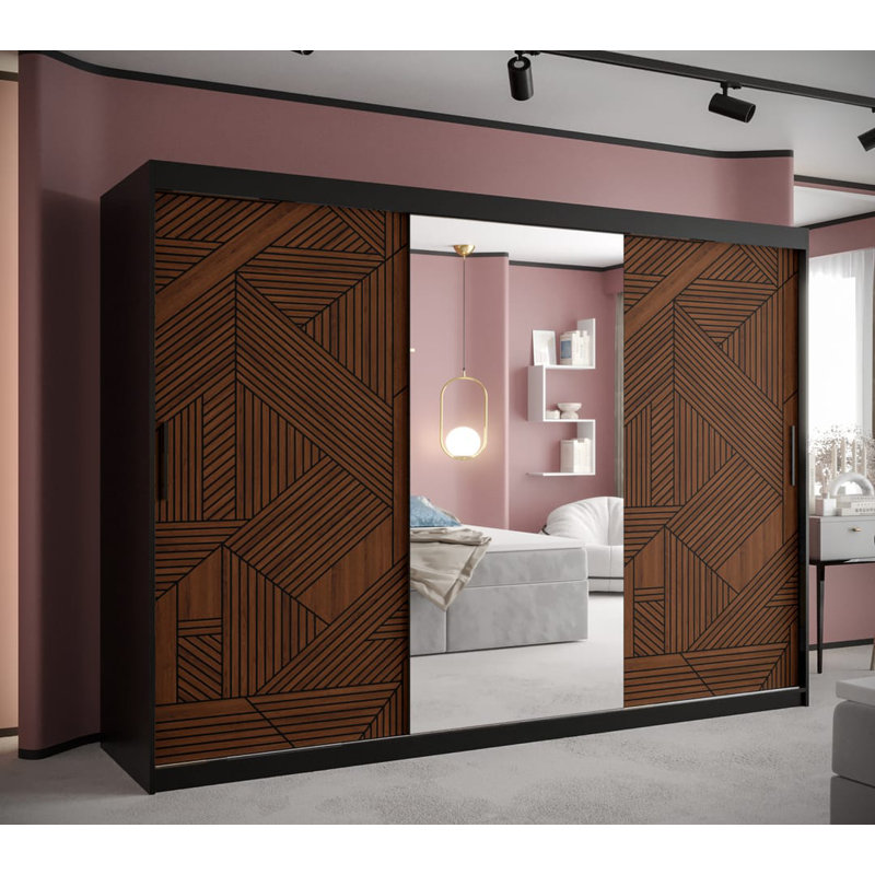 Decory 3 Door Manufactured Wood Wardrobe