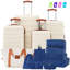 Valise Hardshell 4 pièces + valise à roulettes avec verrou TSA - Bagages légers de 16 po + 20 po + 24 po + 28 po