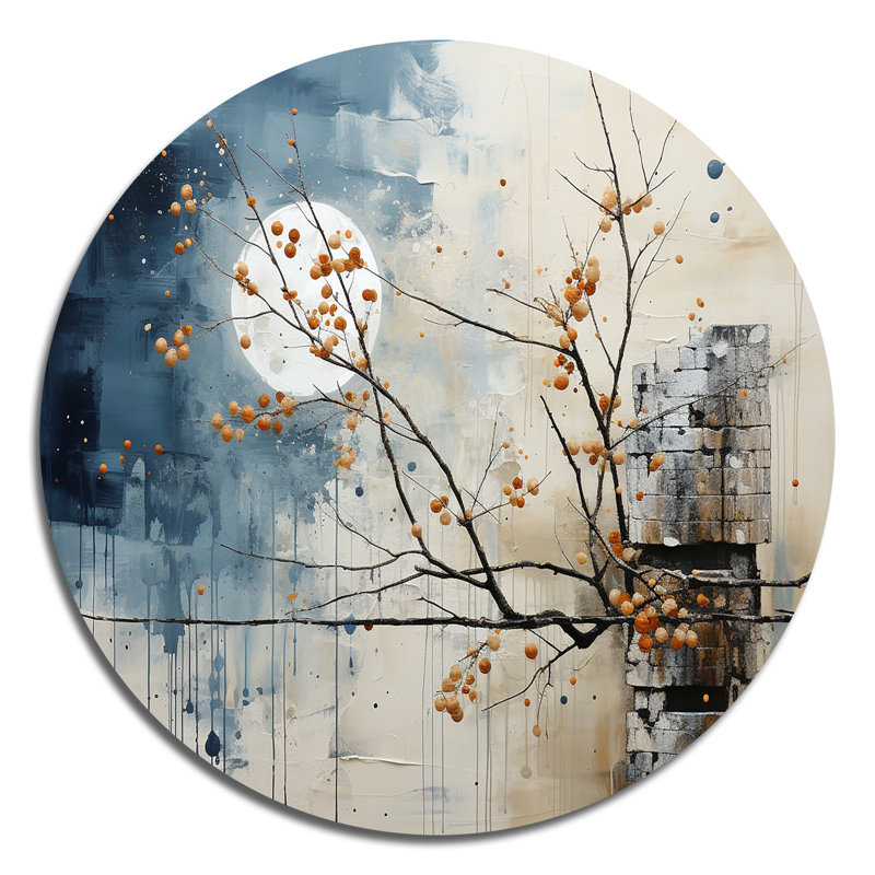 Japon Art serein, minimalisme zen II, H 23 po x l 23 po