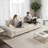 Modern Cloud Sofa with Extra-Wide Removable Armrests,Chenille Upholstery & Tufted Design-1110550107