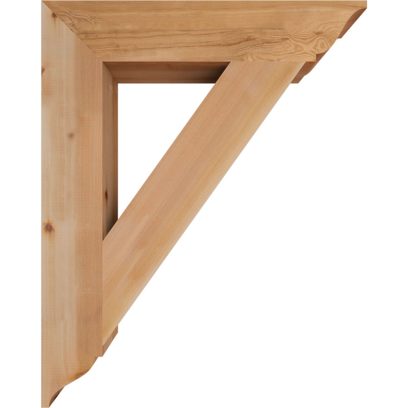 Support traditionnel, H 40 po x l 5,5 po x P 32 po, Cèdre rouge de l'Ouest (lisse)