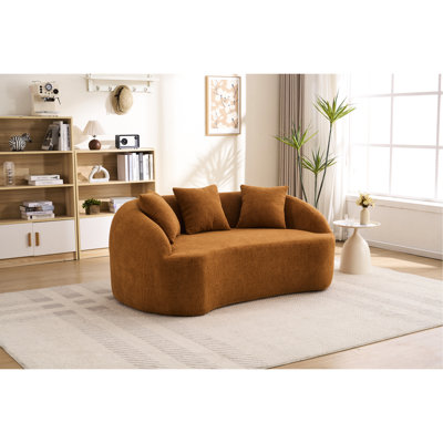Upholstered " Chenille Loveseat