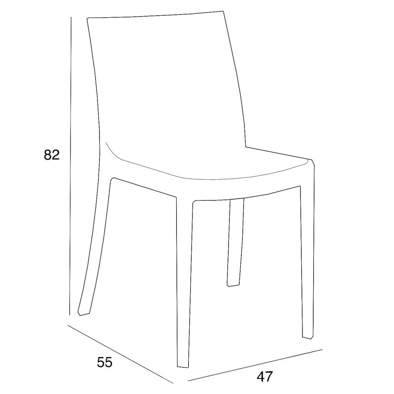 Gnadenhutten 45cm H Side Chair, Black