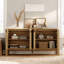 Classeur incurvé de bureau avec rangement profilé, commode moderne de 63 po de largeur avec tablettes réglables, rangement pour vêtements en placard pour le salon-440864494