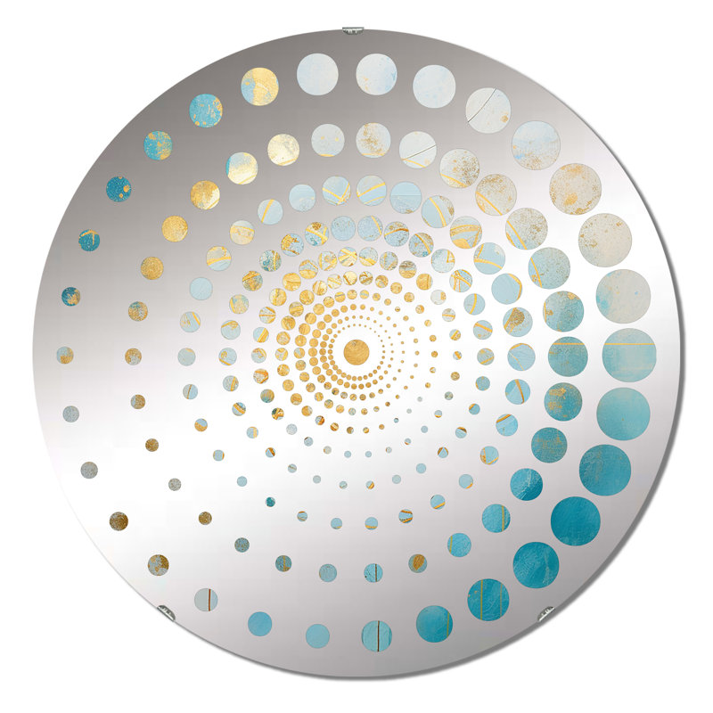 Miroir mural Divine Mandala, 31,4 po x 31,4 po
