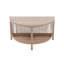 Ensemble de tables d'appoint courbées 2 pièces Stonyford