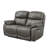 64.5''Wide Genuine Leather Pillow Arms Power Reclining Loveseat With USB Charger and Ergonomics Backrest-868844689