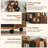 Modern Side Table with Wheels-235845873