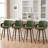 Modern Upholstered Swivel Counter Height Bar Stool-790832280