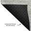 Tapis gris Cerrito lavable à la machine de qualité supérieure-105920010