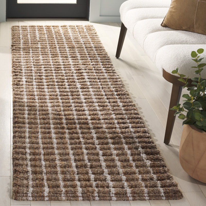 Tapis naturel en fibre naturelle 480, Tapis de couloir 2 pi 3 po x 8 pi