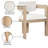 Sacha Frink Upholstered Dining Arm Chair-990218004-990218027