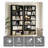 6-Tier Freestanding Bookcase Set Of 2, Tall Open Wood Bookshelf For Bedroom, Living Room And Office-1038280666