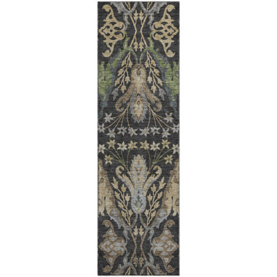 Premium Machine Washable Gurubaksh AMF1153 Global Rug