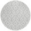 Tapis rond ivoire 8 po