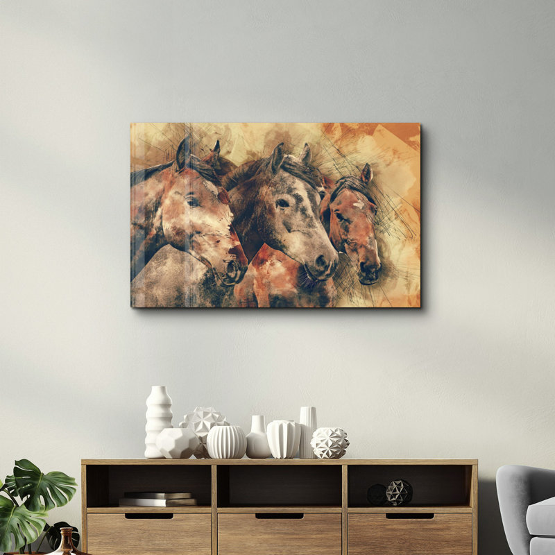 Elegant Tempered Glass Wall Art Painting, 18.1 x 28.3 inches | 100% Tempered Glass, Thickness: 0.16 inches | UV Printed for Vibrant Colors & Durability | Perfect for Home Decor & Modern Aesthetics