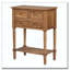 Console étroite, canapé mince avec trois tiroirs de rangement et tablette inférieure pour le salon, assemblage facile-2094617188