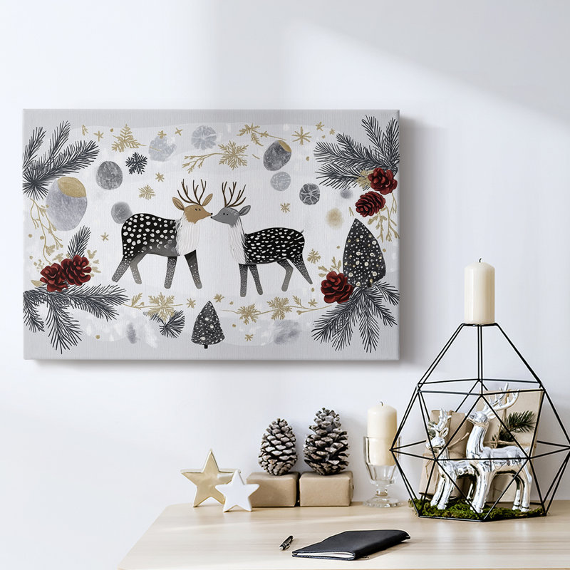 Christmas Holiday Arts - Toile tendue avec châssis, H 32 po x l 48 po