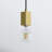 Ebba 1 - Light Gold Unique/Statement Pendant-1185196487
