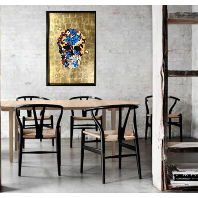 Skull Butterfly Wall Decor