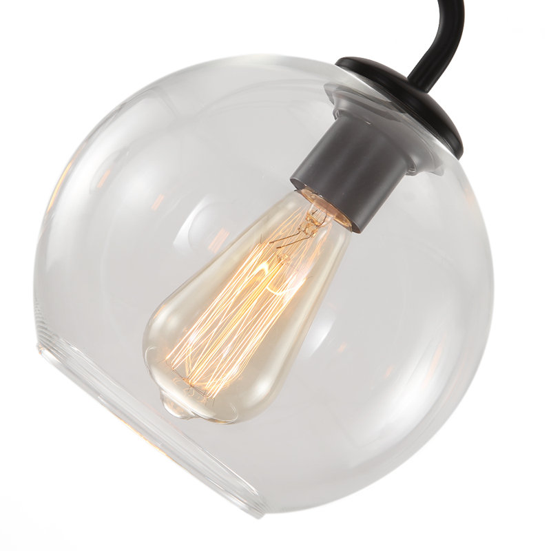 Royelle 5-Light Modern Glass Bubble Chandelier