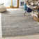 Parkman Hand Woven Jute/Denim/Cotton Rug in Natural/Blue