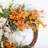 Haida Faux 26" Forsythia Front Door Ribbon Wreath