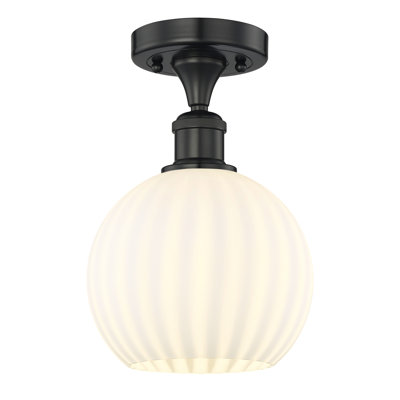 Edison - Adriao - 1 Light Semi-Flush Mount - Adriao Shade