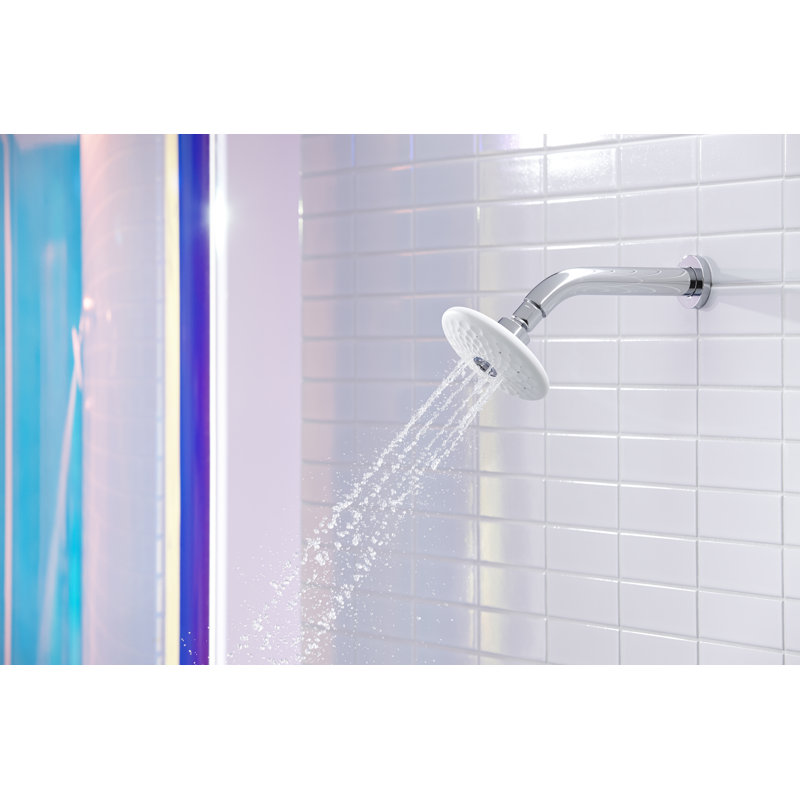 Exhale Wall-Mount Supply Elbow with Bracket and Volume Control, Vibrant Polished Nickel