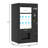 Refrigerated Snack Vending Machine In Black With 48 Slots Featuring Ample 49 Inch Touch Display, Bill Acceptor, Credit Card Reader, Wifi and 4G Connectivity