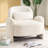 37.2" Oversized Modern Linen Upholstered Accent Chair-573946325