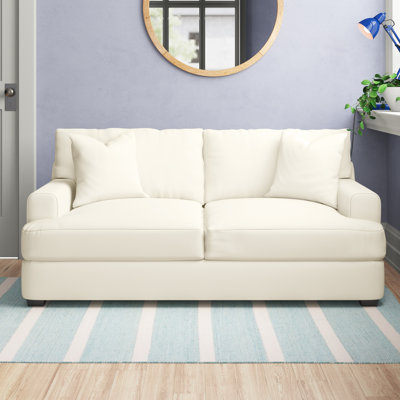 Emilio 65" Recessed Arm Loveseat With Reversible Cushions by Wayfair Custom Upholstery