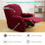 Housse pour fauteuil inclinable à coussins carrés/rectangulaires-189624717