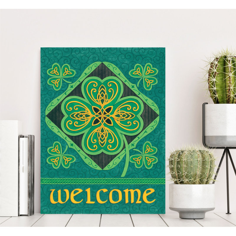 Celtic Welcome Gallery Wrapped Canvas