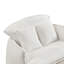 Fauteuil convertible polyvalent avec repose-pieds en velours côtelé moderne pour les petits espaces élégants