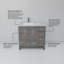 Meuble-lavabo décalé gauche L 36 po x P 22 po Jacques-112952875-66637688