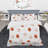 Brown Circle Dots - Abstract Duvet Cover Set - Microfiber Polyester
