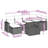 Vidaxl Garden Sofa Set Brown, Cream White