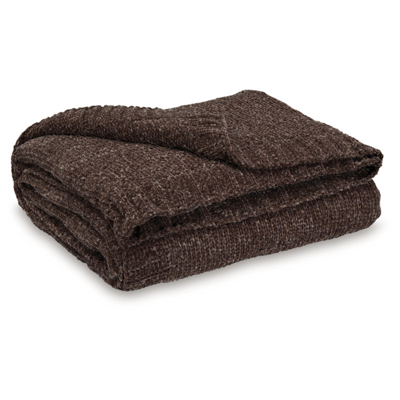 Jeté Anawood, Marron foncé