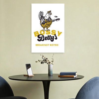 Art mural rétro rétro Bossy Betty